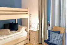 Schlafzimmer mit Hochbett